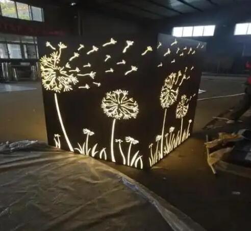通州耐候钢灯箱